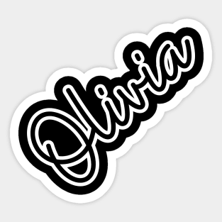 Olivia personalized Sticker